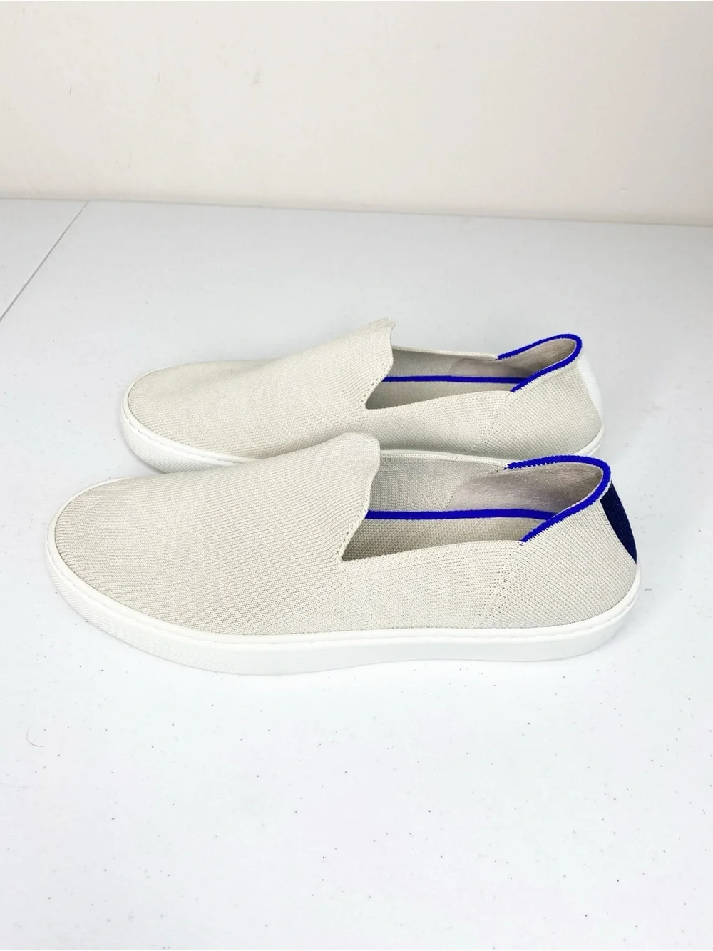 Rothy’s The Original Slip On Sneaker Sand Size 7.5
